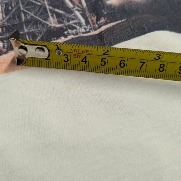 Gap Men's NASA T-Shirt White Cotton Large, Short Sleeve, Space Shuttle Discovery - Picture 15 of 16